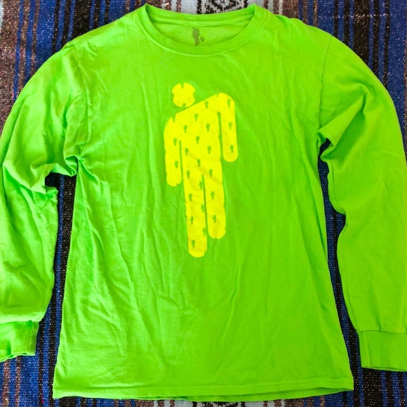 Billie Eilish Long-sleeve Concert Tee Shirt - Picture 1 of 7